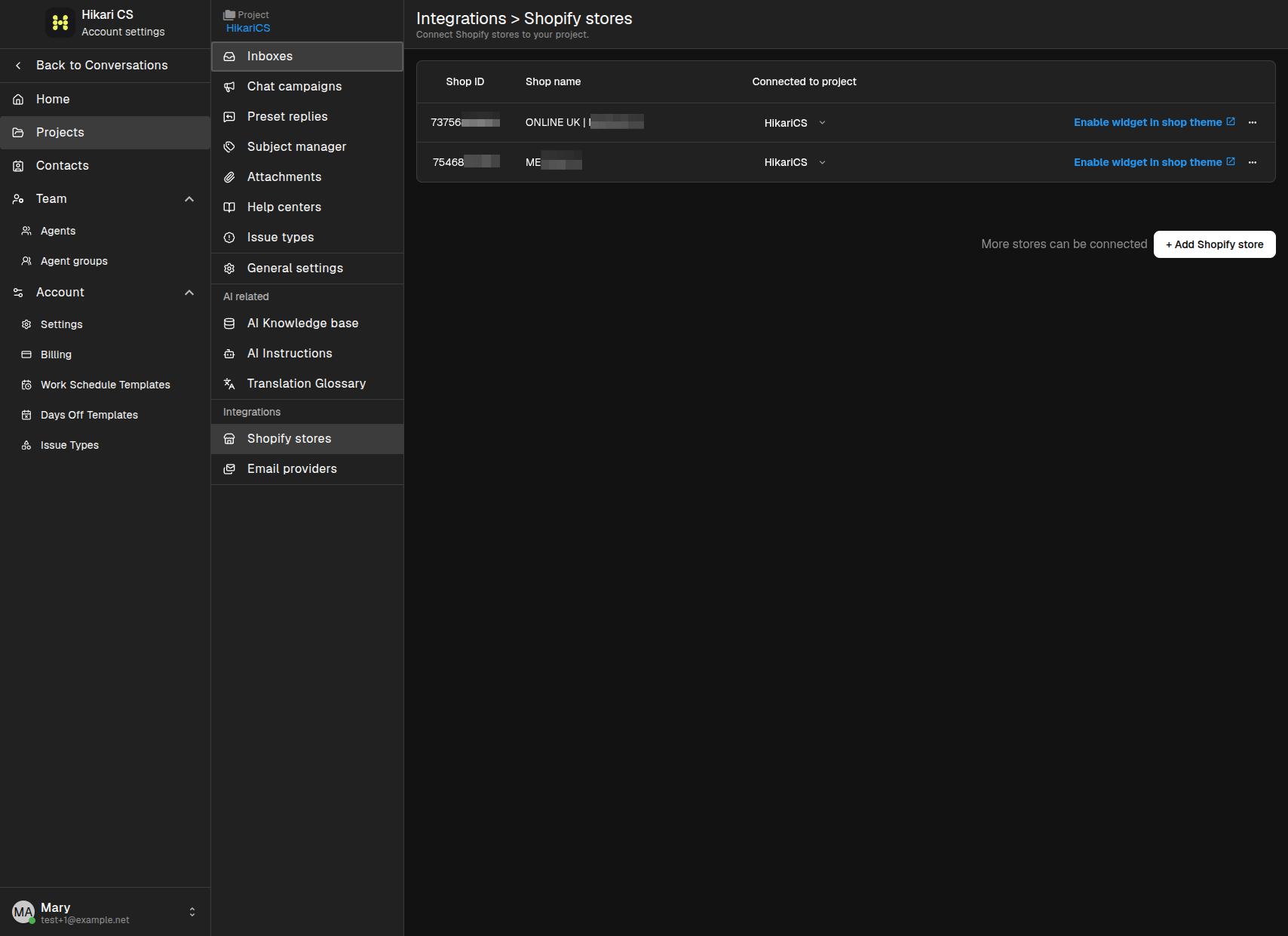Shopify stores list